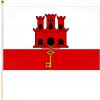 Gibraltár vlajka malá (Vlajka Gibraltáru - 100% polyester, rozmery (Š x V) - 45x30cm)