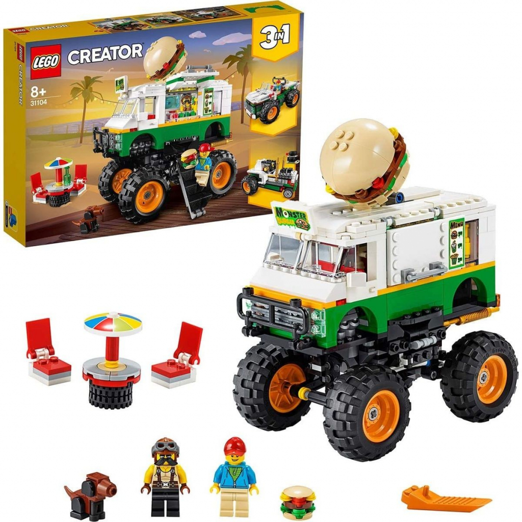 LEGO® Creator 31104 Hamburgerový monster truck od 99,9 € - Heureka.sk