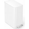 Pedálový úzky odpadkový kôš Simplehuman – 5 l, biela oceľ