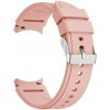 eses Silikónový remienok pre Samsung Galaxy Watch 4, 5, 6, 7 - Ružový, 20 mm