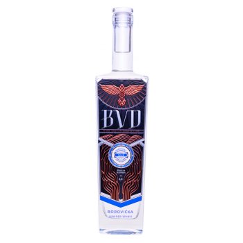 BVD Borovička 40% 0,5 l (čistá fľaša)