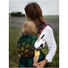 Kinder Hop Rastúce ergonomické nosítko Multi Soft Dots Rainbow Grey 100% bavlna, žakár