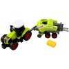 Traktor s balíkovačom