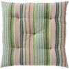 Ib Laursen Bavlnený sedák Multicoloured stripes 50 × 50 cm