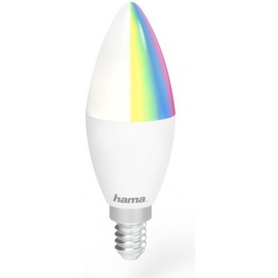 Hama SMART WiFi LED žárovka, E14, 5,5 W, RGBW, stmívatelná 4047443446749