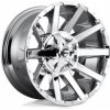 FUEL Fuel 1PC D614 CONTRA 10x20 6x139.7 ET-19 Chrome Plated 106.1