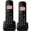 Panasonic KX-TGB612FXB Twinpack, čierny