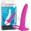 CalExotics Dual Penetrator análne dildo s krúžkom na penis Pink
