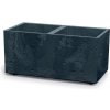 Květináč Prosperplast SIERRA CASE beton effect 77 cm antracit