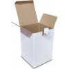 Kartónové krabice Fefco 0215 102x102x152mm 3VVL biela-hnedá