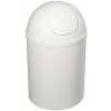 AQUALINE Odpadkový kôš výklopný, 5 l, plast, biely 20309