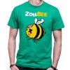 Fajntričko Tričko - Zombee (zombie včela), Farba látky zelená, Strih/ Variant Pánsky/UNISEX, Veľkosť XXXL (iba UNISEX/pánsky strih)