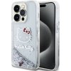 Hello Kitty Liquid Glitter Electroplating Head Logo Zadní Kryt pro iPhone 13 Pro Transparent