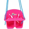 Teddies Hojdačka Baby plast ružová nosnosť 20kg