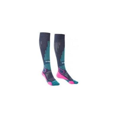 Bridgedale Ski Lightweight Women's dark denim/pink S ponožky
