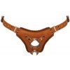 Zado Leather Strap-on Harness 2001047 Brown Velikost S/M