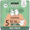 Muumi Baby Moomin Baby 5 Maxi 10-16 kg (60 ks), eko plienky