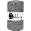 Bobbiny 3PLY Macrame Regular 3 mm kamenná šedá (Stone Grey)