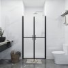 vidaXL Sprchové dvere mliečne ESG (68-71)x190 cm 150838