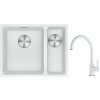 Súprava granitový drez Franke Maris 125.0687.267, kuchynská batéria Franke Lina 115.0626.024