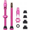 WOLF TOOTH Ventilky Tubeless Valve Stem Kit Clik Valve 60mm Ružová