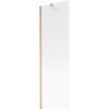 Mexen Next, 1-krídlová vaňová zástena 60 x 150 cm, 6mm sklo Ribs, medená matná, 895-060-000-00-09-65