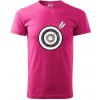 Terč na lukostreľbu - Klasické pánske tričko vyššej gramáže - XS ( Purpurová )