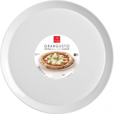 Bormioli Rocco Talíř na pizzu GranGusto, 33,5 cm, OpalGlass, BR-401321, BR-401321 (Pizza talíř bílý 33,5 cm)