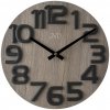 Drevené dizajnové hodiny JVD HT134.1