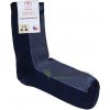 Surtex merino ponožky froté - tenké šedo-modré 41-43