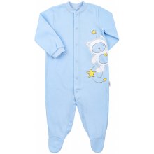 Bembi Dojčenský bavlnený overal modrý azurová