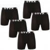 5PACK pánske boxerky Styx long športová guma čierné (5UN960) M 120 dní na výmenu alebo vrátenie tovaru!