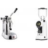 La Pavoni Stradivari Professional Lusso + Eureka Helios 75, white