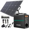 Swarey Power banka 52000 mAh 150 W so solárnym panelom