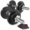 Liatinové nastaviteľné činky Hop-Sport 2x 10 kg