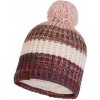 Buff knitted & Fleece Band Alina Blossom Red