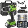 PROCRAFT Aku vŕtací skrutkovač 20V PA18LiH so sadou bitov SPA18LiH-1B-C/BS-37
