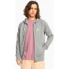 Quiksilver ESSENTIALS LIGHT GREY HEATHER pánske mikiny na zips