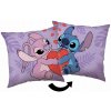 Jerry Fabrics Mikroplyšový vankúš Lilo and Stitch Polyester 40x40