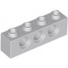 3701 Light Bluish Gray Technic, Brick 1 x 4 with Holes (Světle modrošedá Technic, Cihla 1 x 4 s otvory)