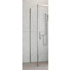 RADAWAY IDEA S1 110cm ľavá bočná stena do kombinácie, profil chróm, sklo číre, 387053-01-01L