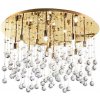 Ideal Lux Ideal Lux-LED Krištáľové stropné svietidlo MOONLIGHT 12xG9/3W/230V pr.60 cm zlatá ID082783 + záruka 3 roky zadarmo + záruka 3 roky zadarmo