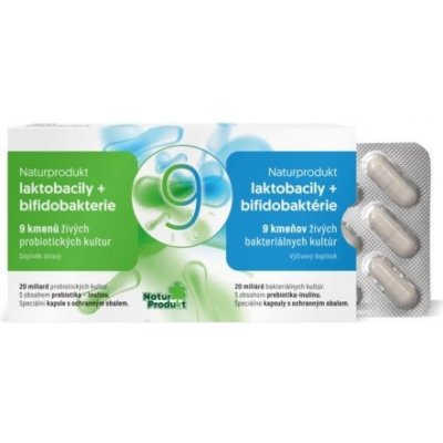 NaturProdukt laktobacily + bifidobaktérie 9 kmeňov, 20 miliárd 15 ks