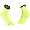 Cyklistické ponožky NorthWave Origin Mid Yellow Fluo/Black S