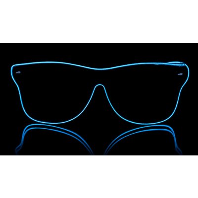 Way Ferrer style Neónové okuliare - Modré