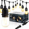 Svetelná girlanda LEDLUX 2000 cm sieťová, čierna