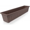 Plastkon Garden truhlík hnedý 80 cm