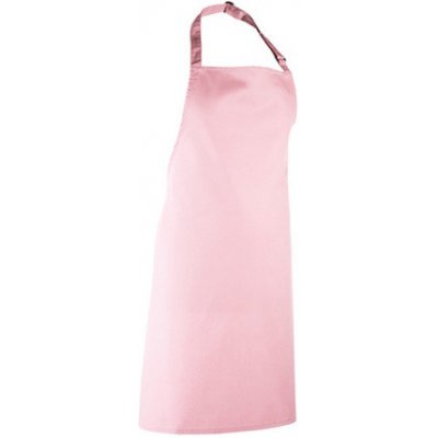 Premier Workwear Klasická zástera za krk PR150 Pink Pantone 1895 72 x 86 cm