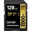 Lexar Pro 2000X SDXC U3 UHS-II (V90) R300/W260 128GB