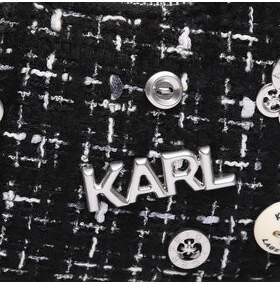 Karl Lagerfeld kabelka 226W3079 Čierna